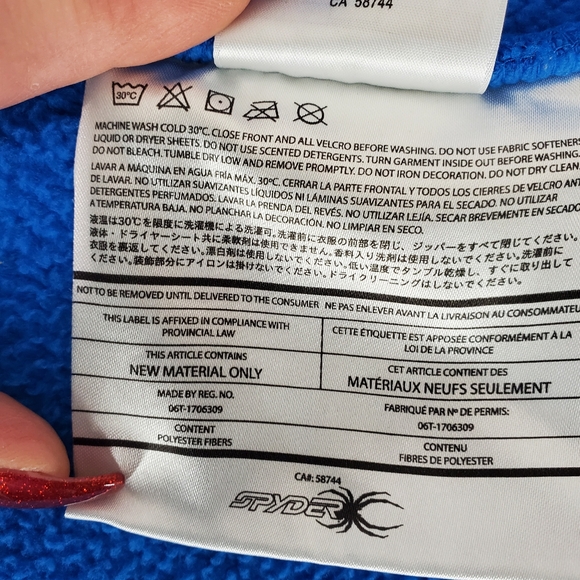 Spyder Men’s Heavy Weight Knit Core Sweater  Full Zip Pockets Fleece Jacket - Picture 10 of 10